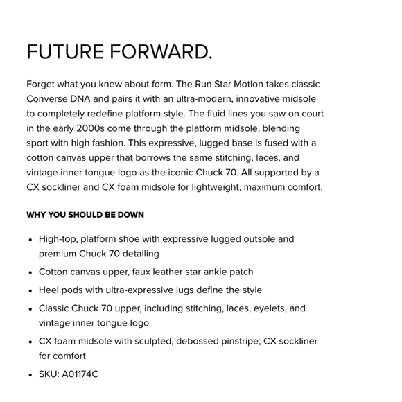 Converse Run Star Motion CX platform sneaker mens 9.5 womens 11 orange high top - Picture 16 of 17